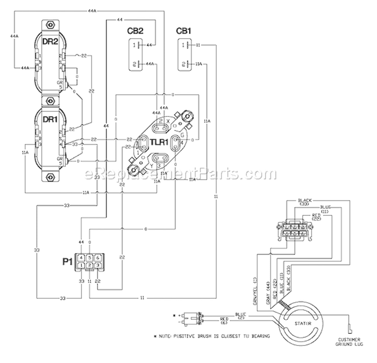 Page F Diagram and Parts List for 1924-0  Briggs and Stratton Generator